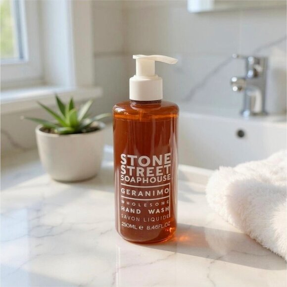 Stone Street Soaphouse ✦ Geranimo Vegan Hand Wash ✦ Gentle Liquid Soap 250ml - Picture 5 of 5